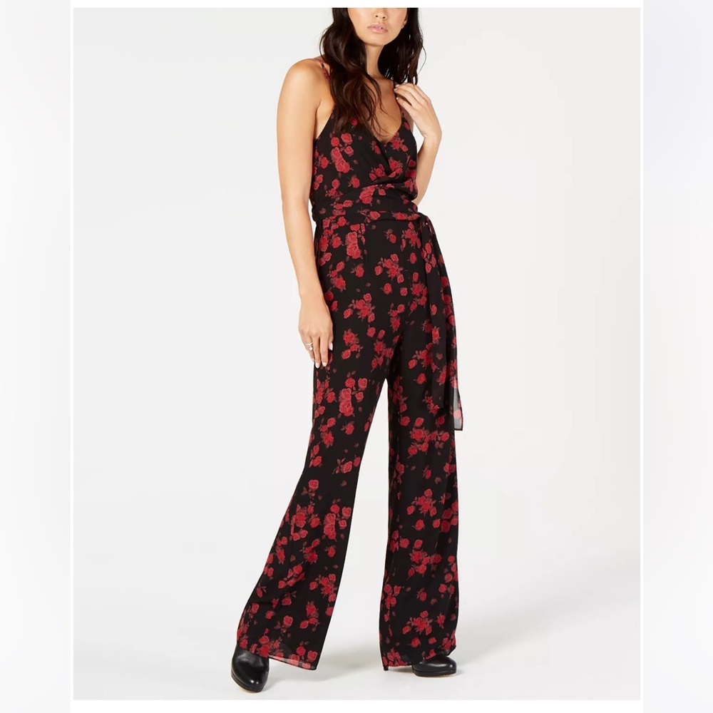 Michael Kors Floral Print Jumpsuit - Size Small
